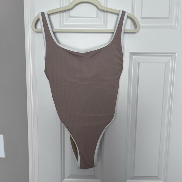 LainSnow Ocean Isle One Piece Swimsuit in Sand - Picture 6 of 8